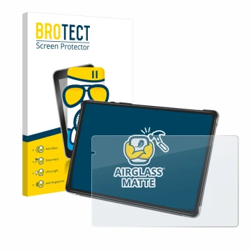 Parte frontal de un envase de producto con el logotipo de la marca BROTECT. Al lado se muestra el dispositivo Yestel T13 con s