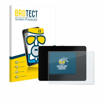 Parte frontal de un envase de producto con el logotipo de la marca BROTECT. Al lado se muestra el dispositivo REINER SCT Authe