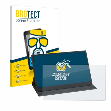 Parte frontal de un envase de producto con el logotipo de la marca BROTECT. Al lado se muestra el dispositivo Yodoit PTM15 15.