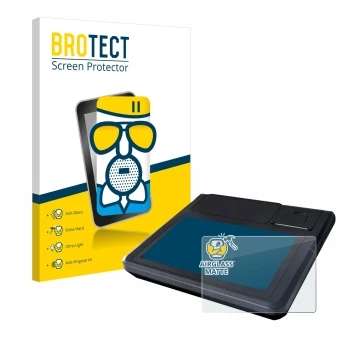 Parte frontal de un envase de producto con el logotipo de la marca BROTECT. Al lado se muestra el dispositivo Techfive ECR 100