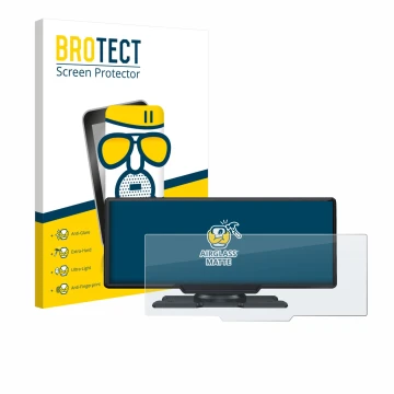 Parte frontal de un envase de producto con el logotipo de la marca BROTECT. Al lado se muestra el dispositivo Lamto 9.26