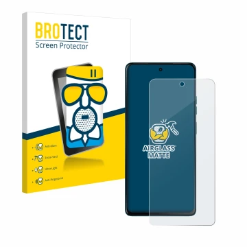 Parte frontal de un envase de producto con el logotipo de la marca BROTECT. Al lado se muestra el dispositivo Motorola Moto G7