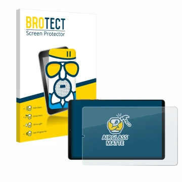 Parte frontal de un envase de producto con el logotipo de la marca BROTECT. Al lado se muestra el dispositivo Lenovo Legion Y7