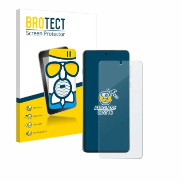 Parte frontal de un envase de producto con el logotipo de la marca BROTECT. Al lado se muestra el dispositivo Oppo Find X8 Pro