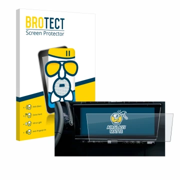 Parte frontal de un envase de producto con el logotipo de la marca BROTECT. Al lado se muestra el dispositivo DS 7 Facelift (2