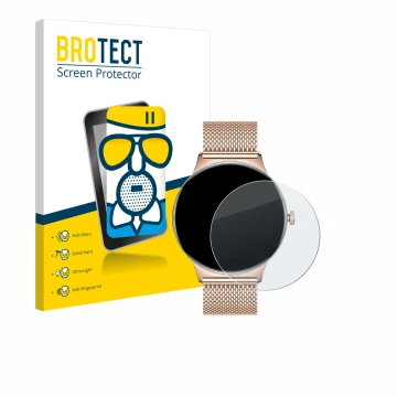 Parte frontal de un envase de producto con el logotipo de la marca BROTECT. Al lado se muestra el dispositivo LIGE FV12 1.43