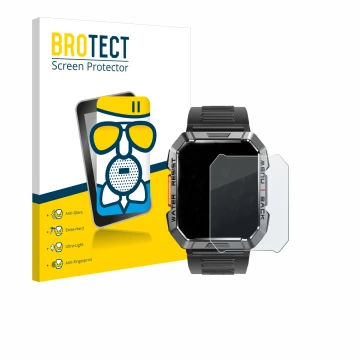 Parte frontal de un envase de producto con el logotipo de la marca BROTECT. Al lado se muestra el dispositivo Iowodo W60 2