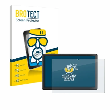 Parte frontal de un envase de producto con el logotipo de la marca BROTECT. Al lado se muestra el dispositivo SGIN T10 Pro 10.