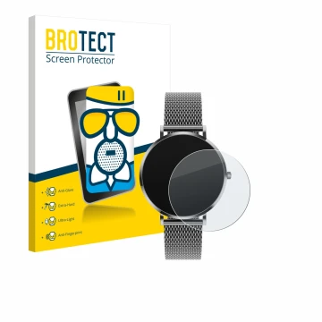 Parte frontal de un envase de producto con el logotipo de la marca BROTECT. Al lado se muestra el dispositivo Pireware Amory 5