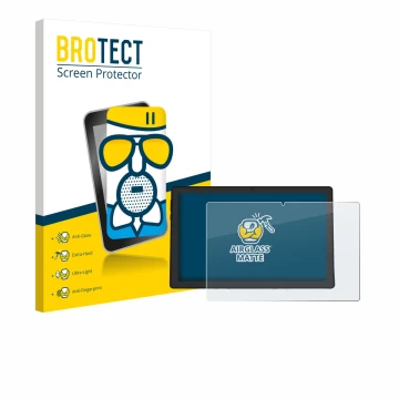 Parte frontal de un envase de producto con el logotipo de la marca BROTECT. Al lado se muestra el dispositivo Whitedeer A10PRO