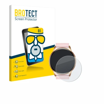 Parte frontal de un envase de producto con el logotipo de la marca BROTECT. Al lado se muestra el dispositivo Maoo VT.11 con s
