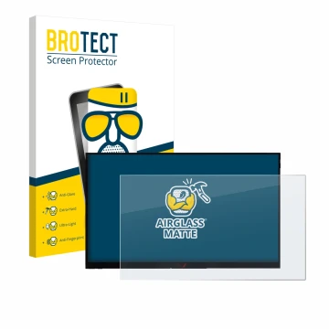 Parte frontal de un envase de producto con el logotipo de la marca BROTECT. Al lado se muestra el dispositivo Verbatim PMT-15 