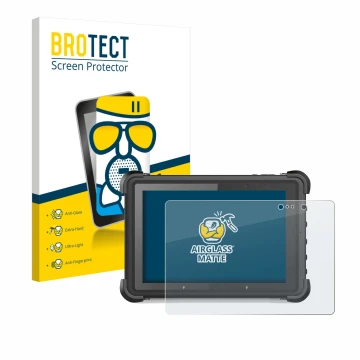 Parte frontal de un envase de producto con el logotipo de la marca BROTECT. Al lado se muestra el dispositivo MSI ND52 con su 