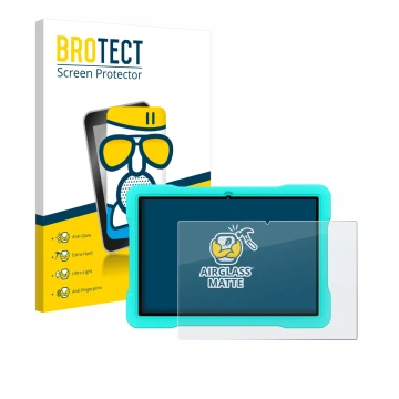 Parte frontal de un envase de producto con el logotipo de la marca BROTECT. Al lado se muestra el dispositivo UJJ U8 con su pr