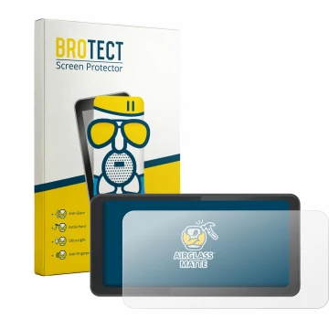 Parte frontal de un envase de producto con el logotipo de la marca BROTECT. Al lado se muestra el dispositivo Spedal CL871 6.2