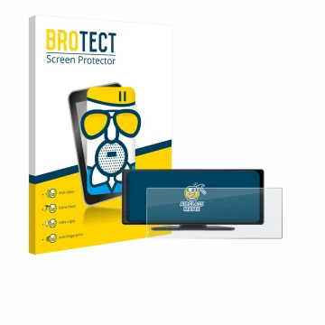 Parte frontal de un envase de producto con el logotipo de la marca BROTECT. Al lado se muestra el dispositivo Carpuride V92 10