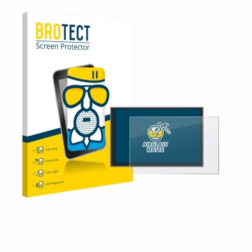 Parte frontal de un envase de producto con el logotipo de la marca BROTECT. Al lado se muestra el dispositivo Renault Master 2