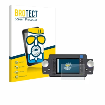 Parte frontal de un envase de producto con el logotipo de la marca BROTECT. Al lado se muestra el dispositivo ESU Ecos 50220 c