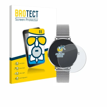 Parte frontal de un envase de producto con el logotipo de la marca BROTECT. Al lado se muestra el dispositivo Pireware Amory 5