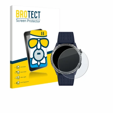 Parte frontal de un envase de producto con el logotipo de la marca BROTECT. Al lado se muestra el dispositivo Reflex Active Se