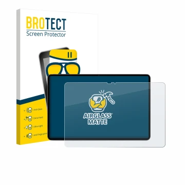 Parte frontal de un envase de producto con el logotipo de la marca BROTECT. Al lado se muestra el dispositivo VALE V12X LTE-81