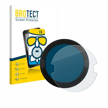 Parte frontal de un envase de producto con el logotipo de la marca BROTECT. Al lado se muestra el dispositivo OOONO P-DISC NO2