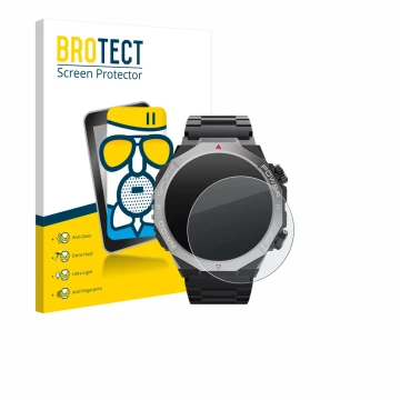 Parte frontal de un envase de producto con el logotipo de la marca BROTECT. Al lado se muestra el dispositivo Ddidbi S10 1.39