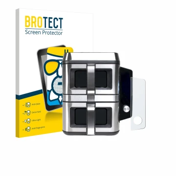 Parte frontal de un envase de producto con el logotipo de la marca BROTECT. Al lado se muestra el dispositivo KOENIC KTAF-TR c