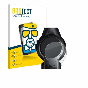 Parte frontal de un envase de producto con el logotipo de la marca BROTECT. Al lado se muestra el dispositivo MOVA S2 con su p