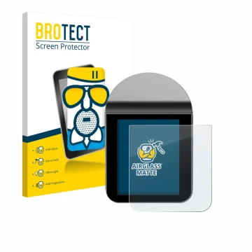 Parte frontal de un envase de producto con el logotipo de la marca BROTECT. Al lado se muestra el dispositivo KitchenBoss G330