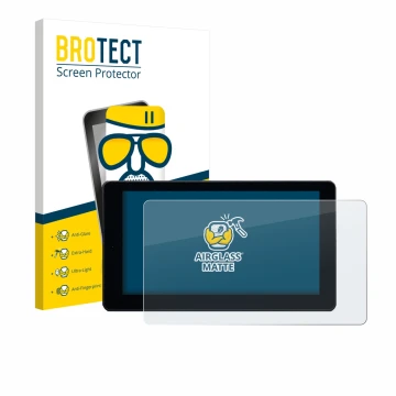 Parte frontal de un envase de producto con el logotipo de la marca BROTECT. Al lado se muestra el dispositivo Zontes 368 K con