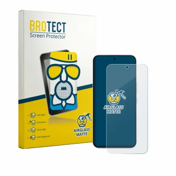 Parte frontal de un envase de producto con el logotipo de la marca BROTECT. Al lado se muestra el dispositivo Oppo K15 Pro Plu