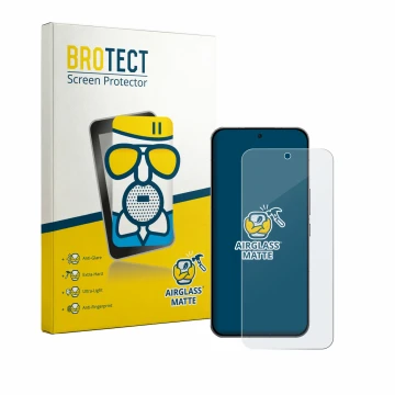 Parte frontal de un envase de producto con el logotipo de la marca BROTECT. Al lado se muestra el dispositivo Oppo K15 Pro con