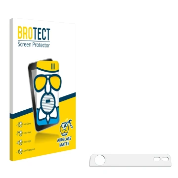 Parte frontal de un envase de producto con el logotipo de la marca BROTECT. Al lado está el protector de pantalla correspondie