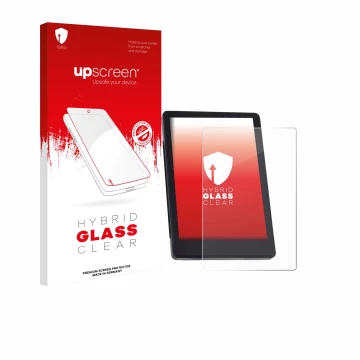 Parte frontal de un envase de producto con el logotipo de la marca upscreen. Al lado se muestra el dispositivo BMZ DS103 con s