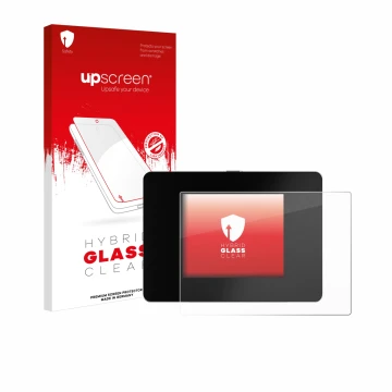 Parte frontal de un envase de producto con el logotipo de la marca upscreen. Al lado se muestra el dispositivo REINER SCT Auth