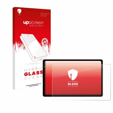 Parte frontal de un envase de producto con el logotipo de la marca upscreen. Al lado se muestra el dispositivo Biegedy B22 10