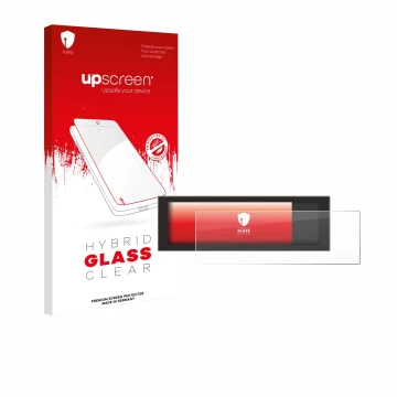 Parte frontal de un envase de producto con el logotipo de la marca upscreen. Al lado se muestra el dispositivo EcoFlow DELTA 3
