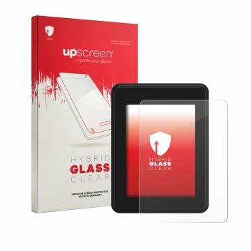 Parte frontal de un envase de producto con el logotipo de la marca upscreen. Al lado se muestra el dispositivo Neodrives simpl