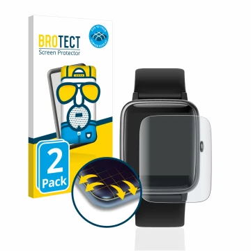 Parte frontal de un envase de producto con el logotipo de la marca BROTECT. Al lado se muestra el dispositivo Yamay SW021 con 