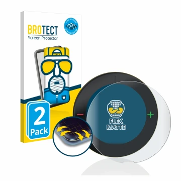 Parte frontal de un envase de producto con el logotipo de la marca BROTECT. Al lado se muestra el dispositivo Beeline Velo 2 c