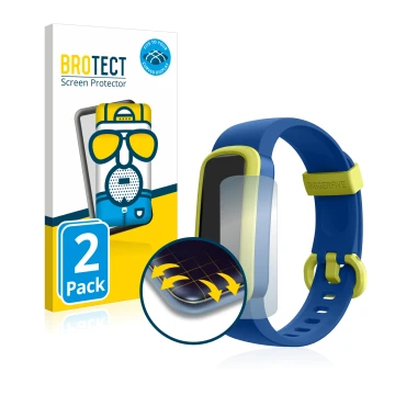 Parte frontal de un envase de producto con el logotipo de la marca BROTECT. Al lado se muestra el dispositivo Biggerfive Vigor