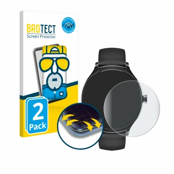Parte frontal de un envase de producto con el logotipo de la marca BROTECT. Al lado se muestra el dispositivo Pireware Harmony