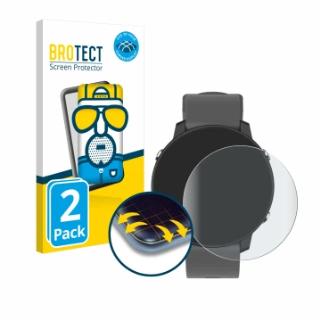 Parte frontal de un envase de producto con el logotipo de la marca BROTECT. Al lado se muestra el dispositivo Shot Scope G5 GP
