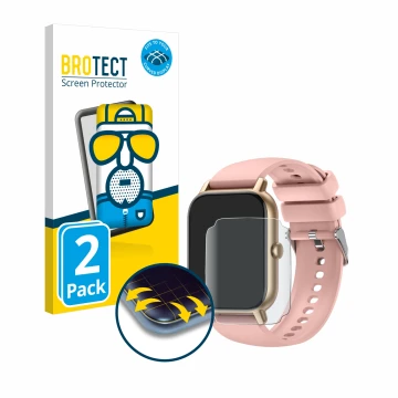 Parte frontal de un envase de producto con el logotipo de la marca BROTECT. Al lado se muestra el dispositivo Nerunsa P66 1.85