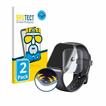 Parte frontal de un envase de producto con el logotipo de la marca BROTECT. Al lado se muestra el dispositivo TUYOMA LW76 1.91