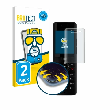 Parte frontal de un envase de producto con el logotipo de la marca BROTECT. Al lado se muestra el dispositivo AVM Fritz!Fon X6