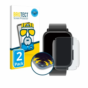 Parte frontal de un envase de producto con el logotipo de la marca BROTECT. Al lado se muestra el dispositivo Kardena Care Plu