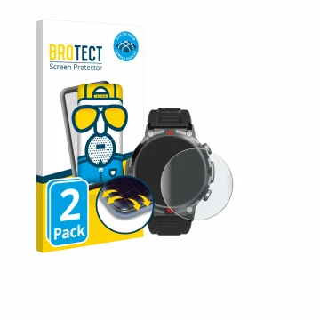 Parte frontal de un envase de producto con el logotipo de la marca BROTECT. Al lado se muestra el dispositivo IFMDA S100 1.45