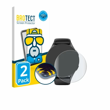Parte frontal de un envase de producto con el logotipo de la marca BROTECT. Al lado se muestra el dispositivo Hama 8900 (42 mm